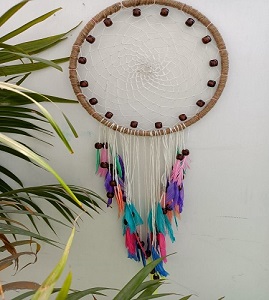 Multicolour Feather Dream Catcher